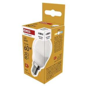 ŻARÓWKA LED BASIC MINI GLOBE E14 9.4WN.BIEL (60W)