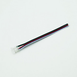 Złączka jednostronna 12mm RGBW COB CLICK z przewod