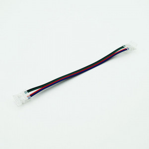 Złączka dwustronna 10mm RGB COB CLICK z przewodem